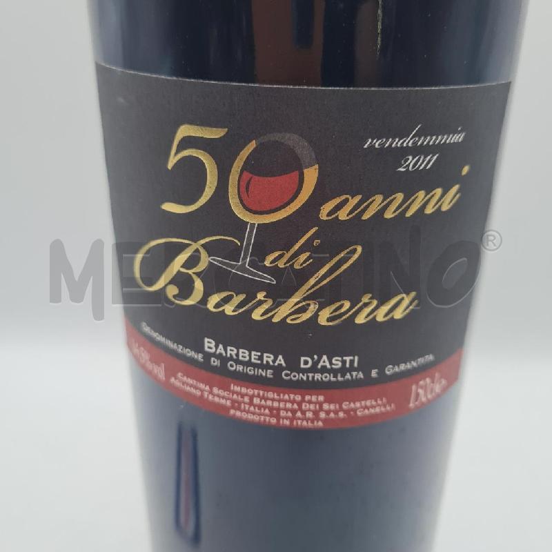 VINO 50 ANNI DI BARBERA SEI CASTELLI  | Mercatino dell'Usato Torino san paolo 2