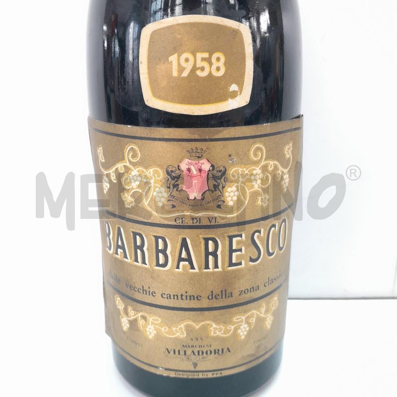VINO BARBARESCO MARCHESE VILLADORIA 1958 | Mercatino dell'Usato Torino san paolo 2
