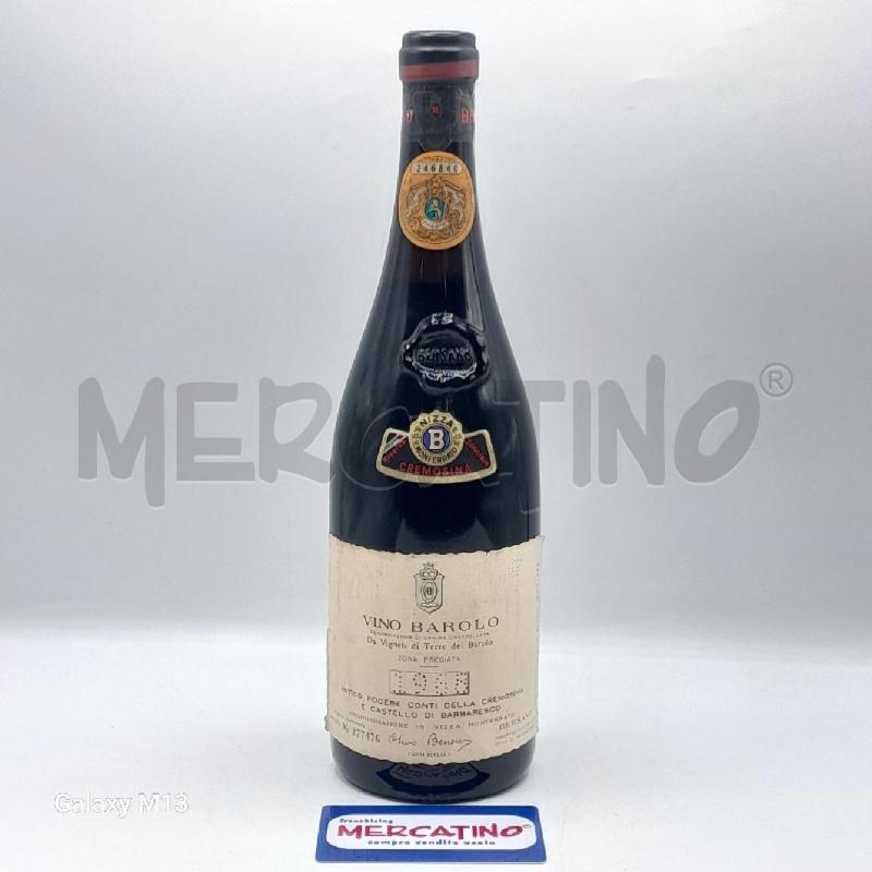 VINO BAROLO CREMOSINA 1968 | Mercatino dell'Usato Torino san paolo 1