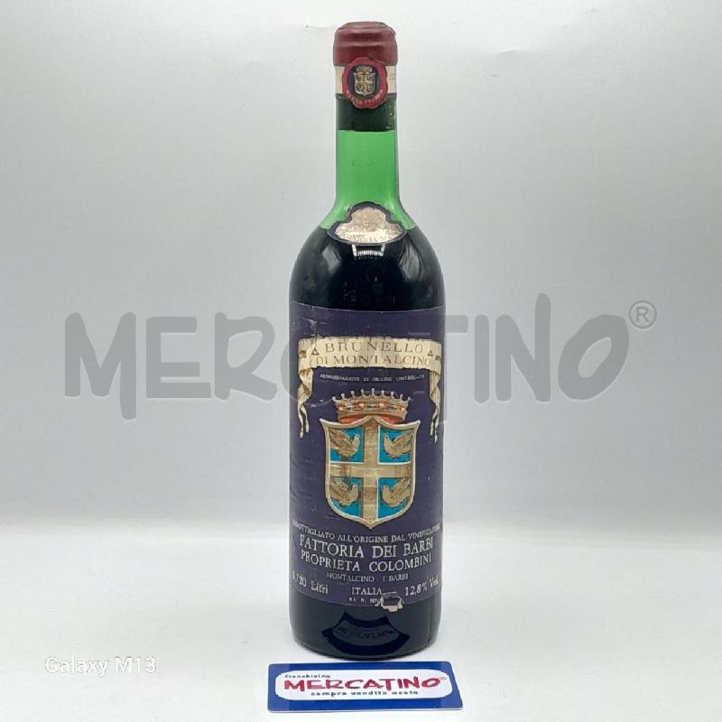 VINO BRUNELLO MONTALCINO 1972 | Mercatino dell'Usato Torino san paolo 1