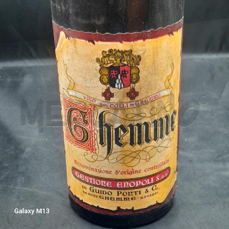 VINO GHEMME RISERVA 1964 ENOPOLIS | Mercatino dell'Usato Torino san paolo 2