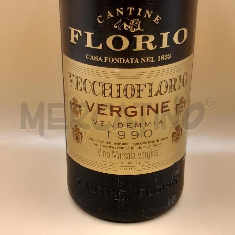 VINO VECCHIO FLORIO VERGINE 1990  | Mercatino dell'Usato Torino san paolo 2