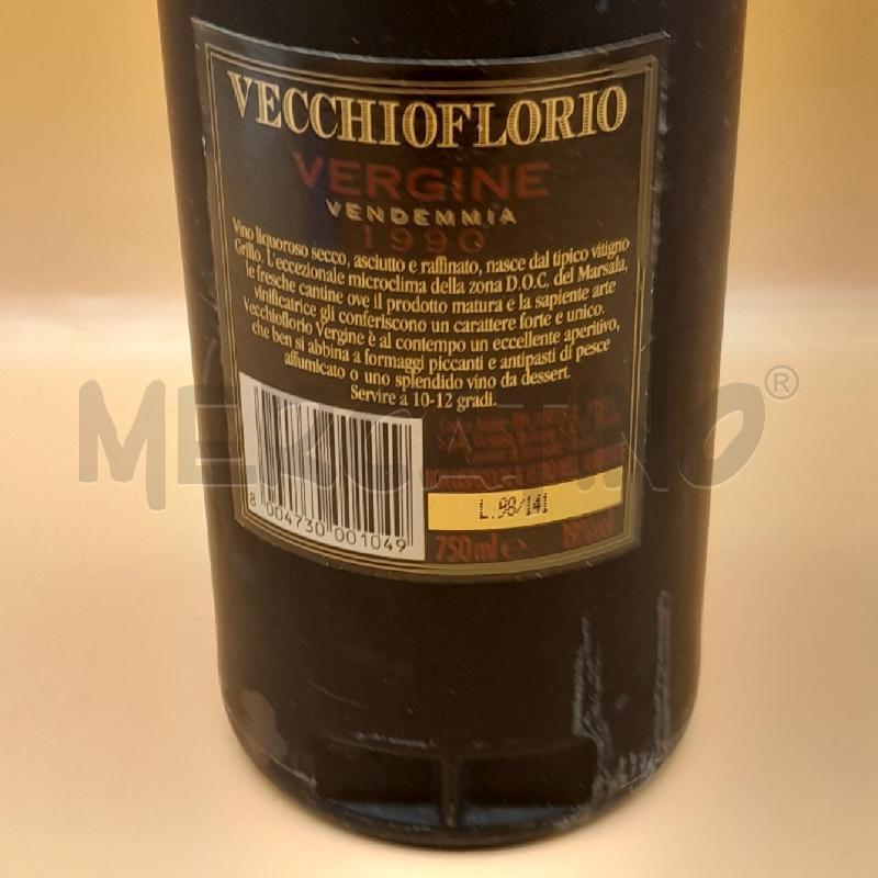 VINO VECCHIO FLORIO VERGINE 1990  | Mercatino dell'Usato Torino san paolo 3