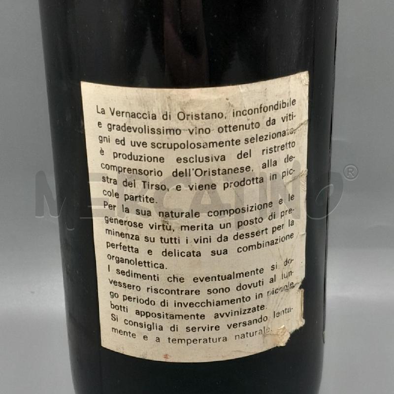 VINO VERNACCIA DI ORISTANO PUDDU 1975 | Mercatino dell'Usato Torino san paolo 3