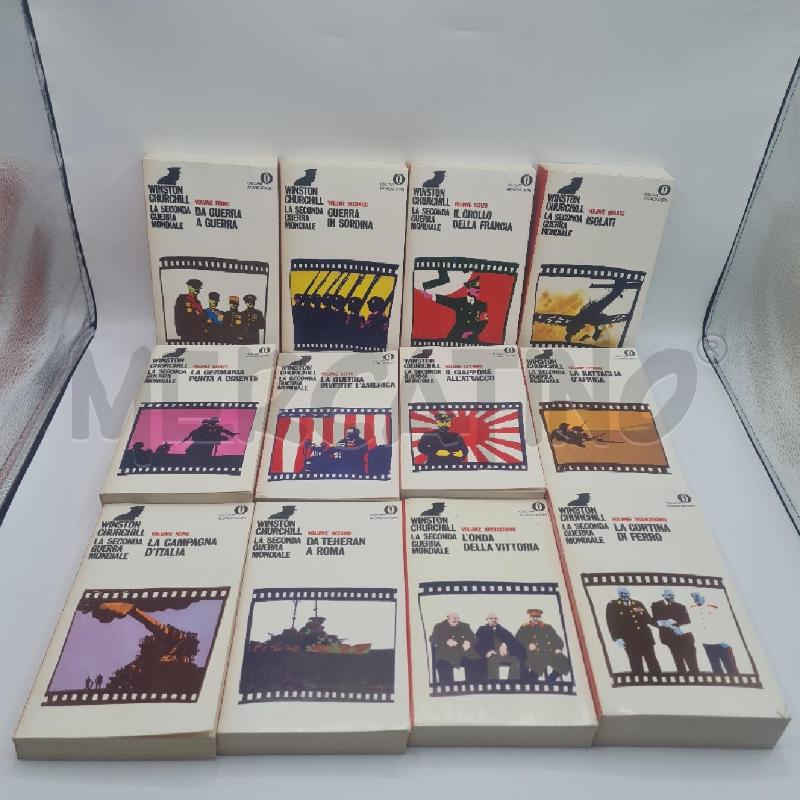 WINSTON CHURCHILL LA SECONDA GUERRTA MONDIALE MONDADORI COFANETTO | Mercatino dell'Usato Torino san paolo 3