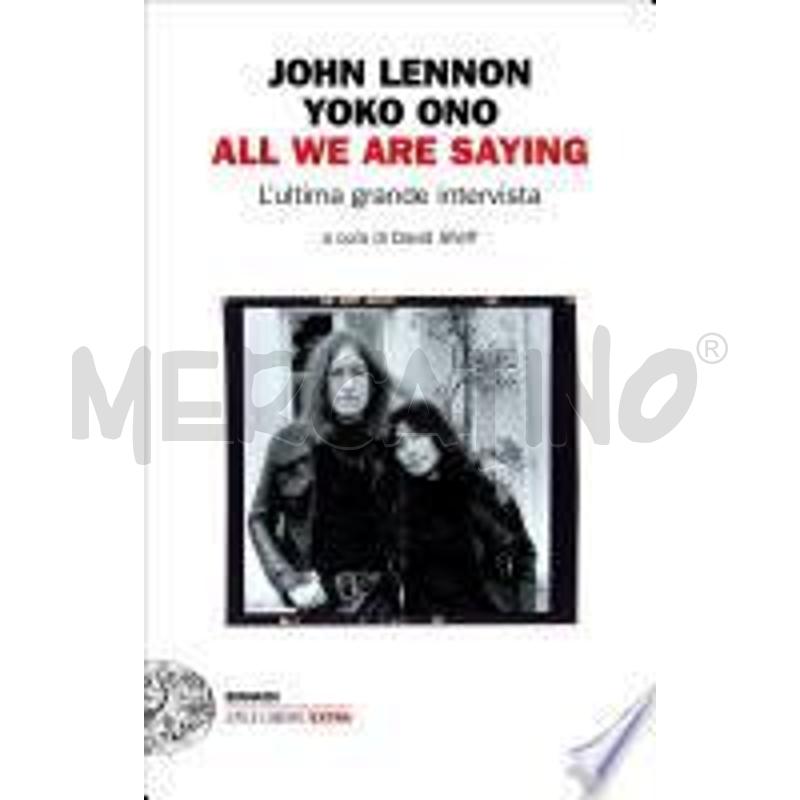 ALL WE ARE SAYING | Mercatino dell'Usato Torino nizza 1