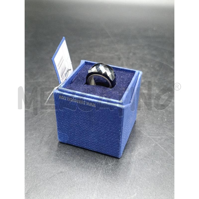 ANELLO DONNA NERO SWAROVSKY | Mercatino dell'Usato Torino nizza 1