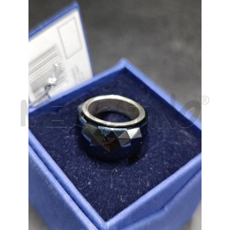 ANELLO DONNA NERO SWAROVSKY | Mercatino dell'Usato Torino nizza 2