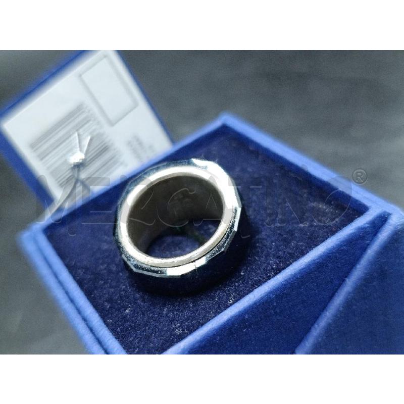 ANELLO DONNA NERO SWAROVSKY | Mercatino dell'Usato Torino nizza 3