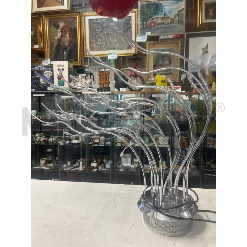 APPLIQUE LAMPADA RAMIFICATO ACCIAO | Mercatino dell'Usato Torino nizza 1