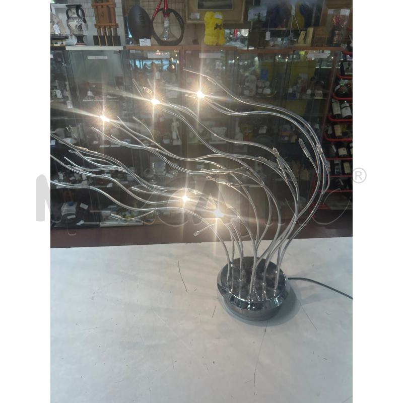APPLIQUE LAMPADA RAMIFICATO ACCIAO | Mercatino dell'Usato Torino nizza 2