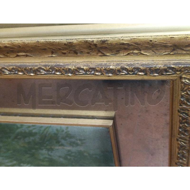 ARAZZO INCORNICIATO CON SPECCHIO PUTTINI SUL LAGO | Mercatino dell'Usato Torino nizza 4