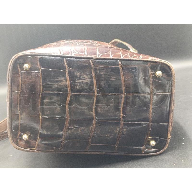 BORSA DONNA COCCODRILLON PARMEGGIANI  | Mercatino dell'Usato Torino nizza 3