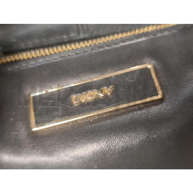 BORSA DONNA DKNY NERO A MANO MORBIDA RETTANGOLARE  | Mercatino dell'Usato Torino nizza 3