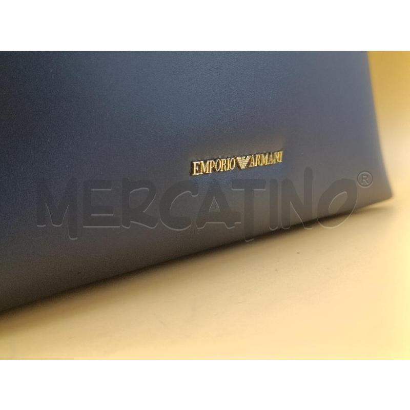 BORSA DONNA EMPORIO ARMANI BLU OSCURO | Mercatino dell'Usato Torino nizza 3