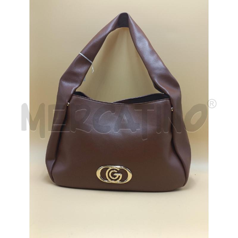 BORSA DONNA GABRIELLA GUCCI MARRONE A SPALLA | Mercatino dell'Usato Torino nizza 1