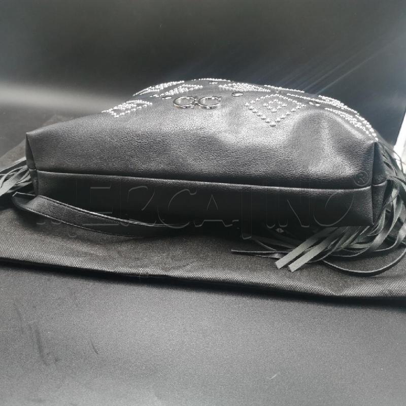 BORSA DONNA GIO' CELLINI NERO CON BORCHIE TRACOLLA  | Mercatino dell'Usato Torino nizza 4