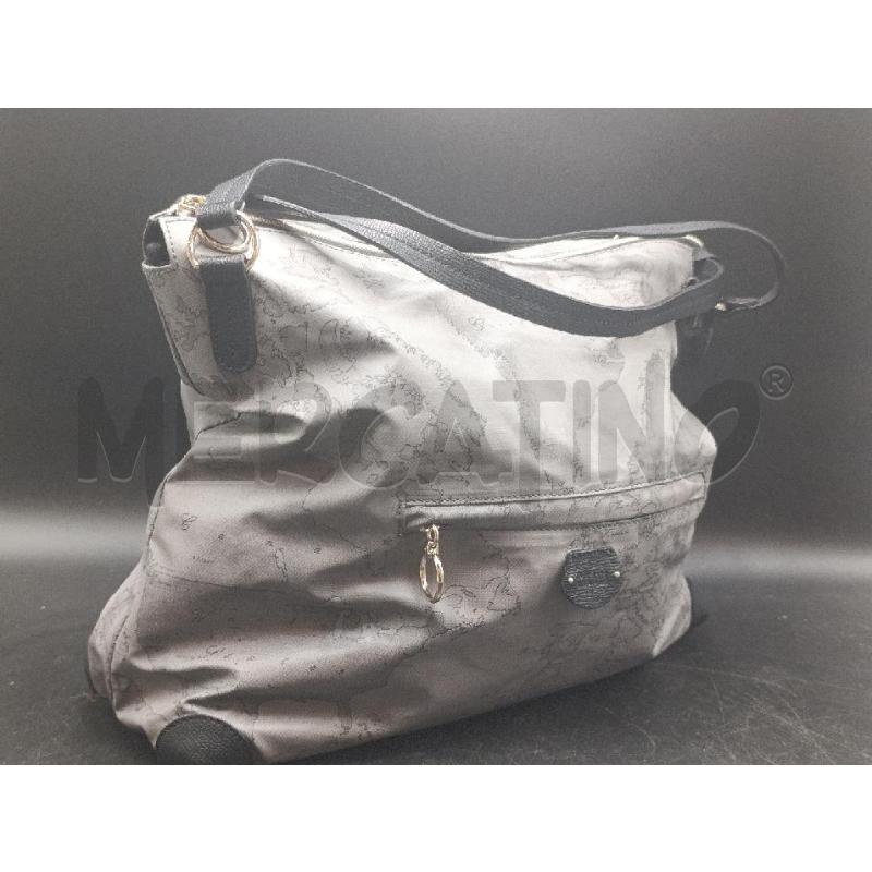 BORSA DONNA GRIGIO NERA PRIMA CLASSE  | Mercatino dell'Usato Torino nizza 2
