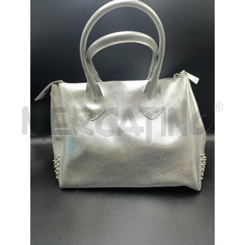 BORSA DONNA GUM GIANNI CHIARINI ARGENTATA | Mercatino dell'Usato Torino nizza 2