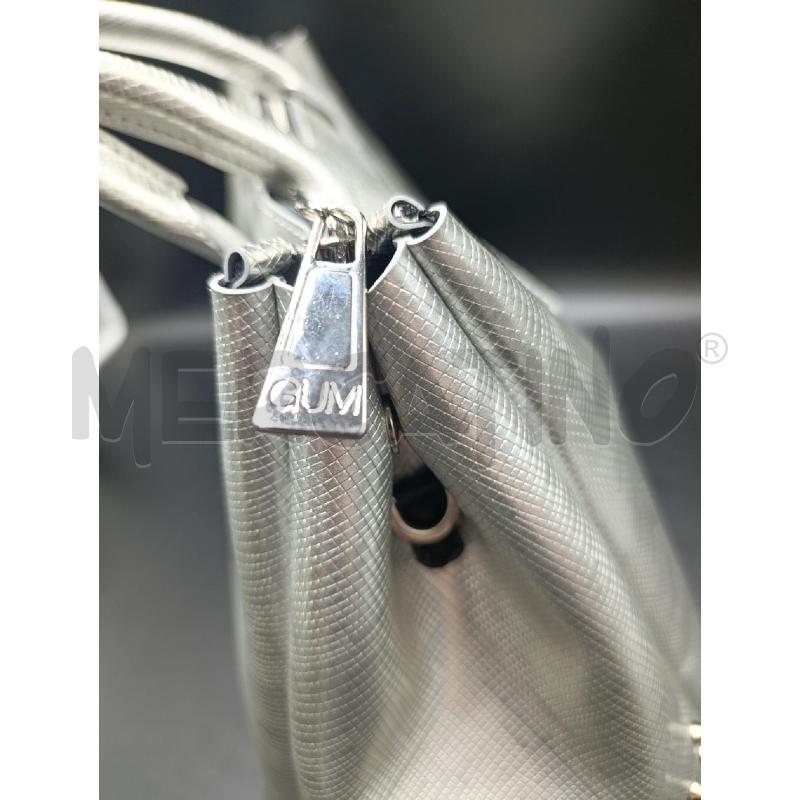 BORSA DONNA GUM GIANNI CHIARINI ARGENTATA | Mercatino dell'Usato Torino nizza 4
