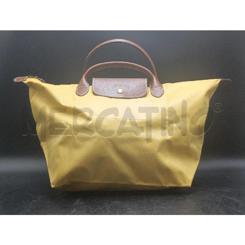 BORSA DONNA LONG CHAMP SENAPE E MARRONE SMALL | Mercatino dell'Usato Torino nizza 1