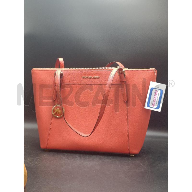 BORSA DONNA MICHAEL KORS CORALLO A SPALLA  | Mercatino dell'Usato Torino nizza 1
