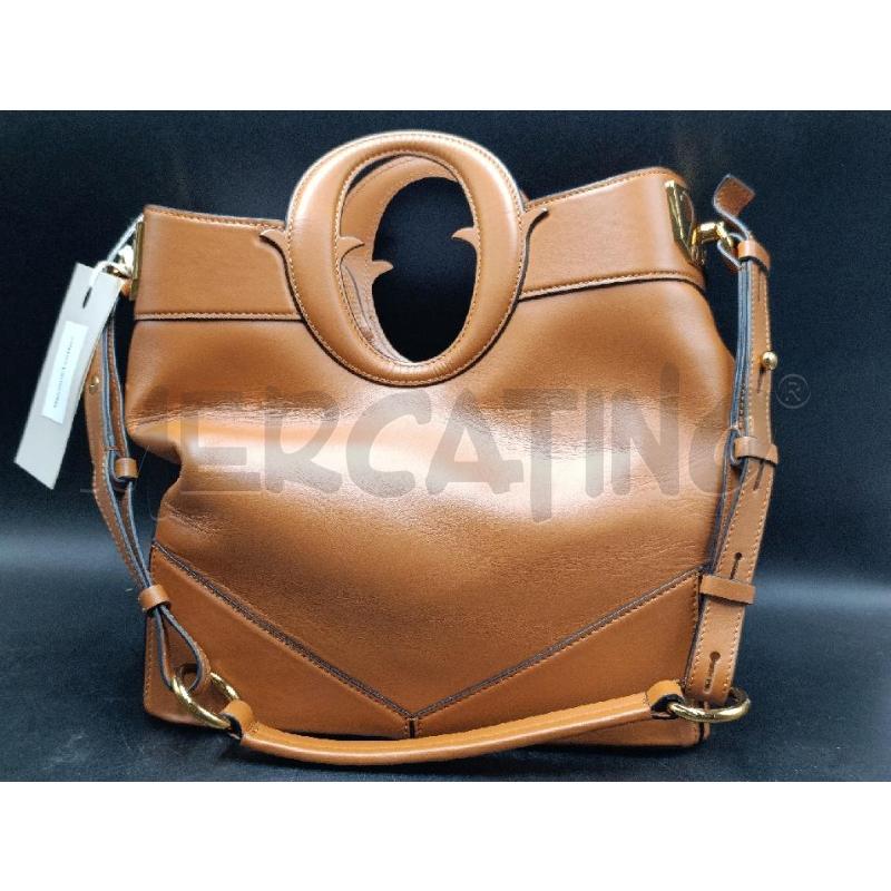 BORSA DONNA OTTOD'AME POSHY MARRONE PELLE | Mercatino dell'Usato Torino nizza 1