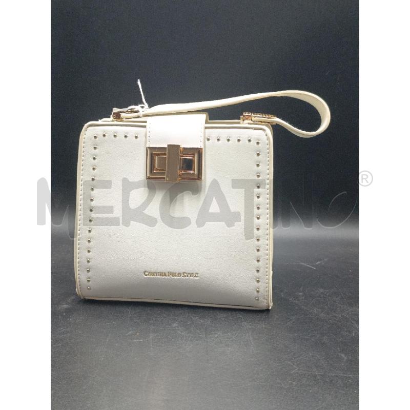 BORSA DONNA  BIANCA CORTINA POLO | Mercatino dell'Usato Torino nizza 1