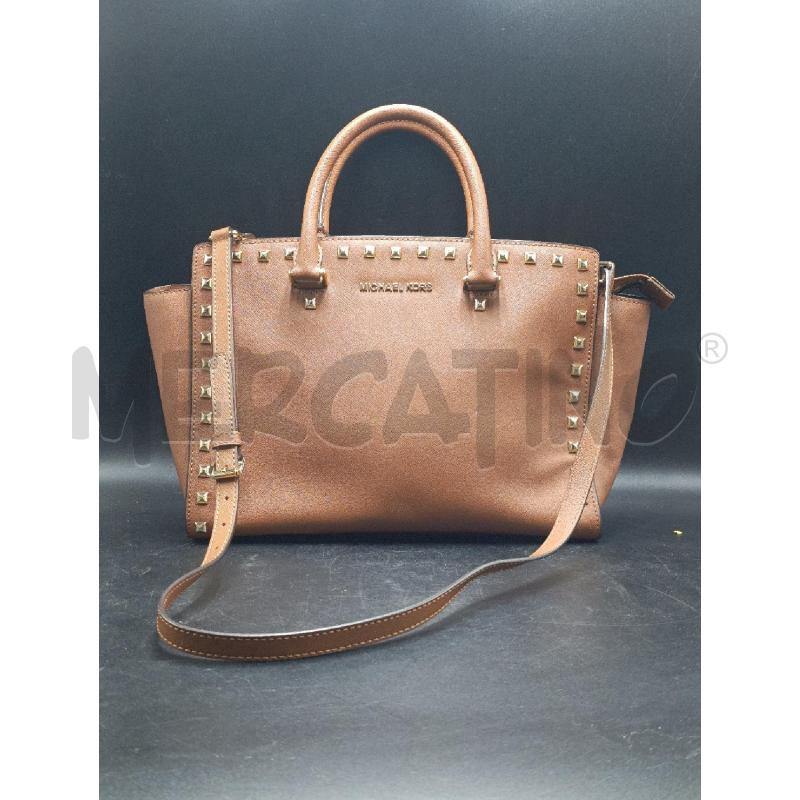BORSA DONNA  MICHAEL KORS MARRONE | Mercatino dell'Usato Torino nizza 1