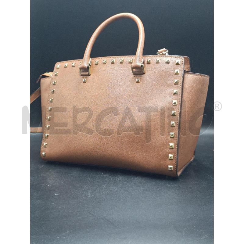 BORSA DONNA  MICHAEL KORS MARRONE | Mercatino dell'Usato Torino nizza 4