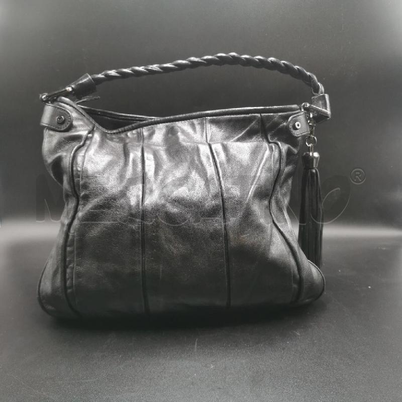 BORSA PELLE COCCINELLE NERA A MANO 35X28 | Mercatino dell'Usato Torino nizza 1