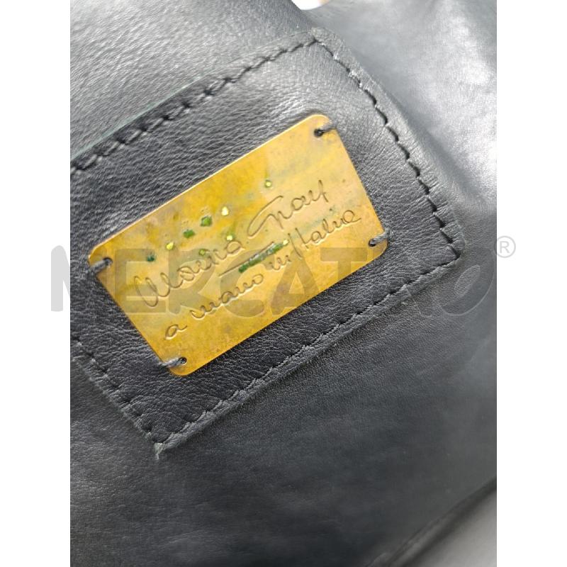 BORSA PELLE DESIGN MARIA GRAY FATTA A MANO | Mercatino dell'Usato Torino nizza 4
