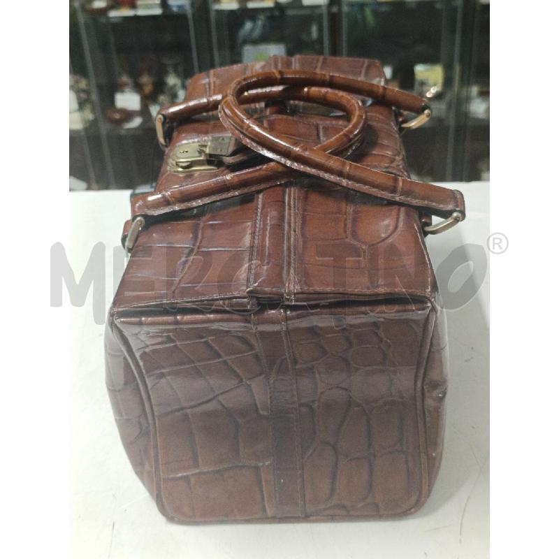 BORSONE VINTAGE MARRONE  | Mercatino dell'Usato Torino nizza 2