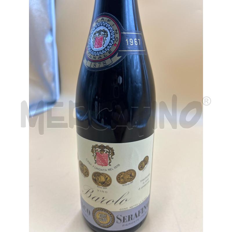BOTTIGLIA BAROLE ENRICO SERAFINO NON BEVIBILE  | Mercatino dell'Usato Torino nizza 2