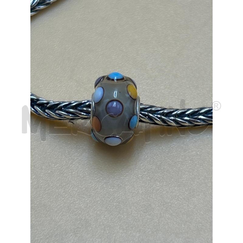 BRACCIALE ACCAIO TROLLBEADS BY THUN COCCINELLA E CHARM | Mercatino dell'Usato Torino nizza 4