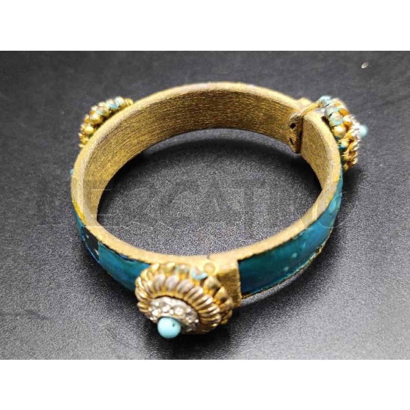 BRACCIALE  VINTAGE AZZURRO | Mercatino dell'Usato Torino nizza 2