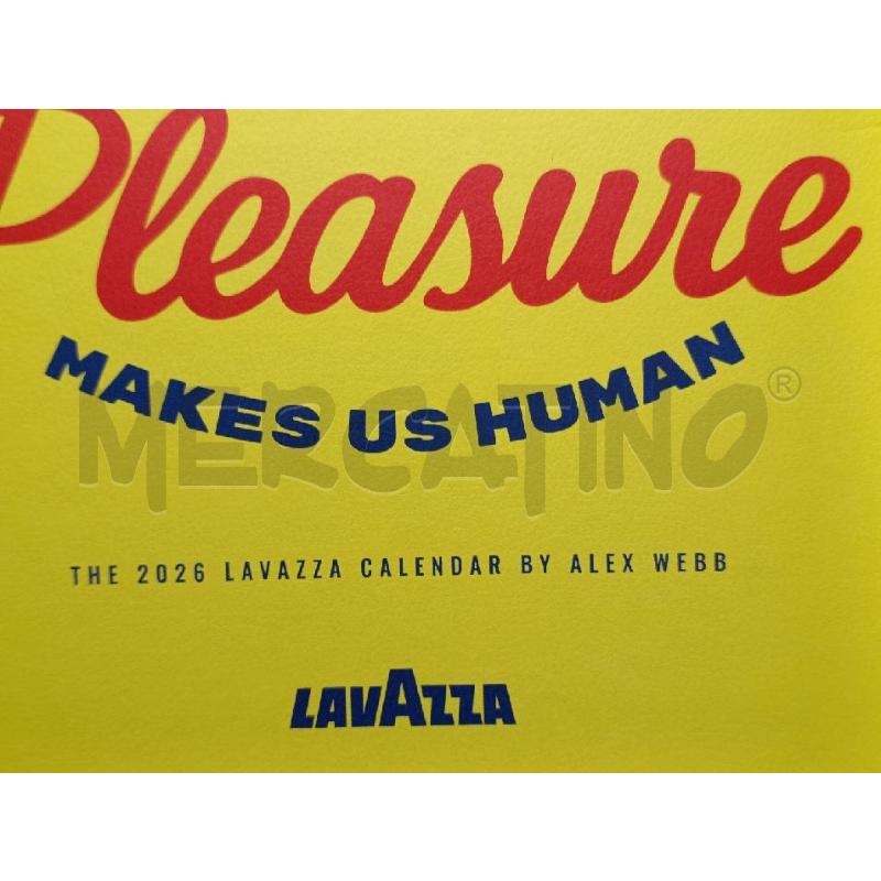 CALENDARIO LAVAZZA GRANDE GIALLO PLEASURE | Mercatino dell'Usato Torino nizza 2