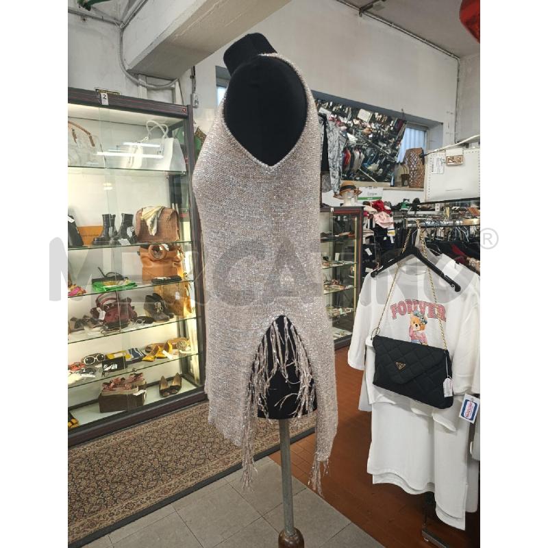 CANOTTA DONNA DONDUP ARGENTATA | Mercatino dell'Usato Torino nizza 2