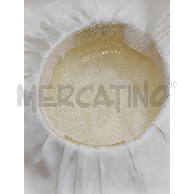 CAPPELLO DONNA VINTAGE BIANCO CON VELETTA | Mercatino dell'Usato Torino nizza 3