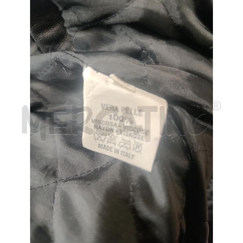 CAPPOTTO UOMO NERO IN PELLE  | Mercatino dell'Usato Torino nizza 3