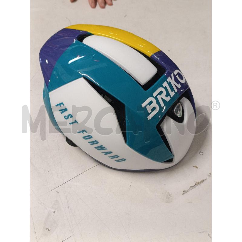 CASCO BICI BRIKO MULTICOLOR | Mercatino dell'Usato Torino nizza 1