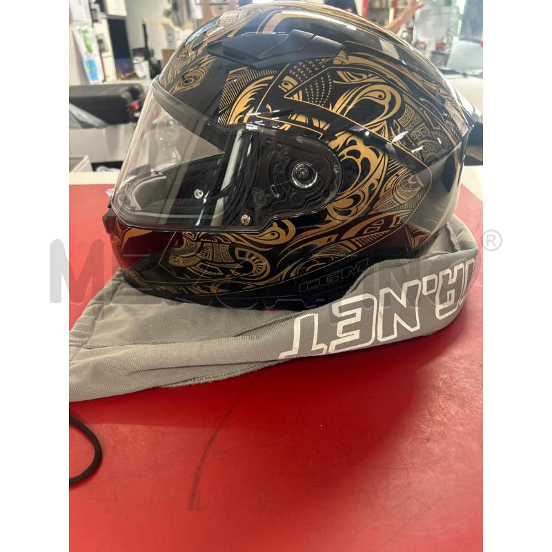 CASCO MOTO CGM NERO TRIBALI DORATI | Mercatino dell'Usato Torino nizza 2