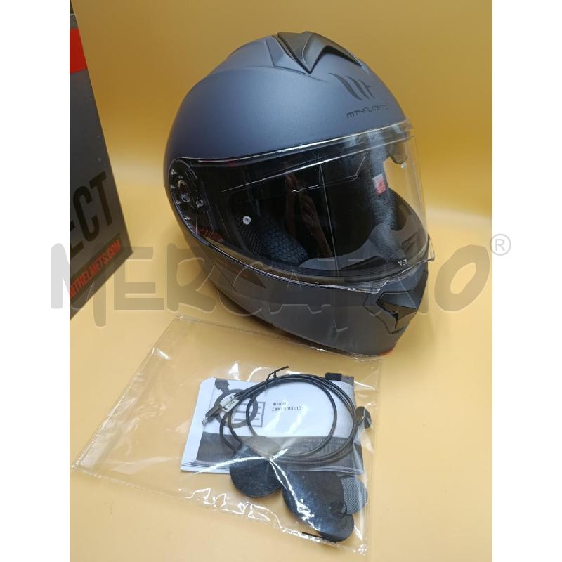 CASCO MOTO SOLIDO MTGENESIS SV+INTERFONO | Mercatino dell'Usato Torino nizza 4