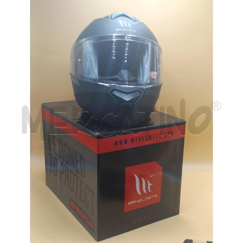CASCO MOTO SOLID MATT NERO INTERFONO | Mercatino dell'Usato Torino nizza 2