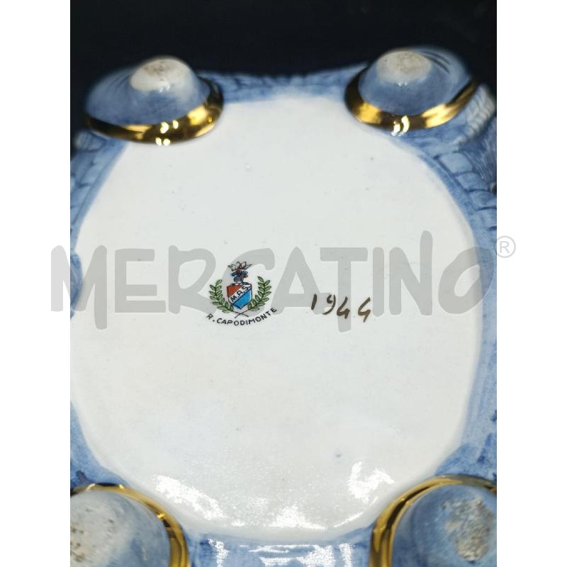 COFANETTO CAPODIMONTE COLORE BLU | Mercatino dell'Usato Torino nizza 4