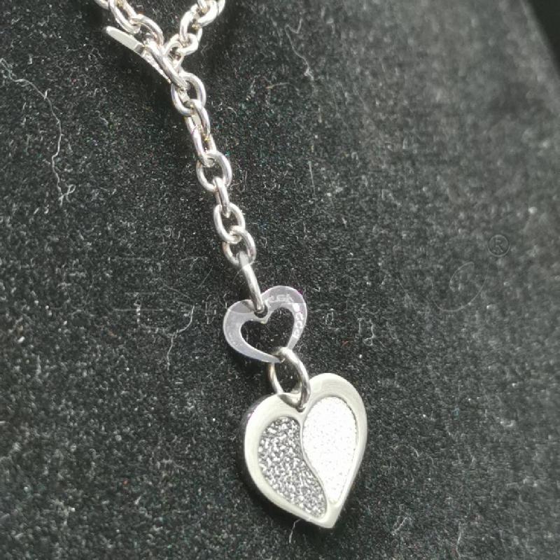 COLLANA  REBECCA CON CUORE ARGETATO | Mercatino dell'Usato Torino nizza 3