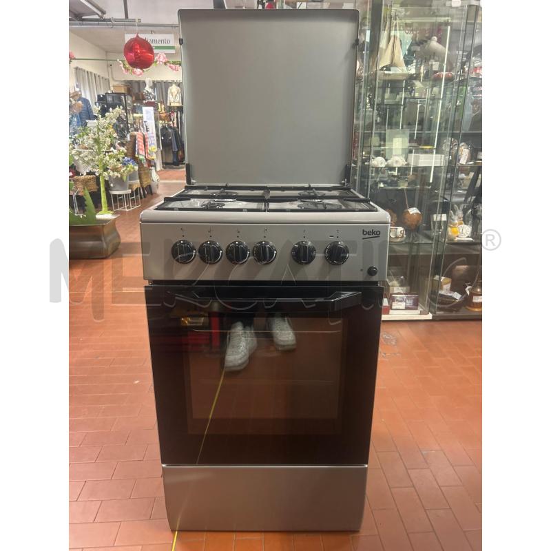 CUCINA A GAS 4 FUOCHI BEKO GRIGIA  | Mercatino dell'Usato Torino nizza 1