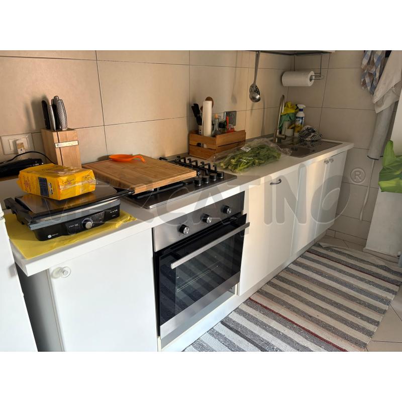 CUCINA GRANDE LINEARE BIANCA  | Mercatino dell'Usato Torino nizza 1