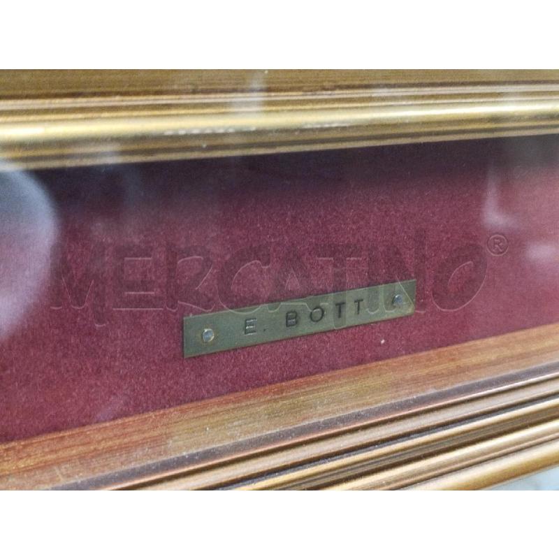 DIPINTO AD OLIO ELIO BOTT PAESAGGIO MARINO CON PESCATORI | Mercatino dell'Usato Torino nizza 3