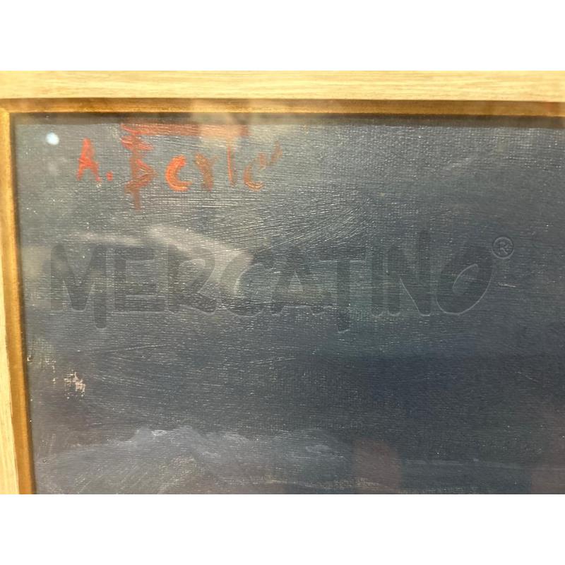 DIPINTO ANTONIO BERTÈ PAESAGGIO ESPRESSIONISTA | Mercatino dell'Usato Torino nizza 2